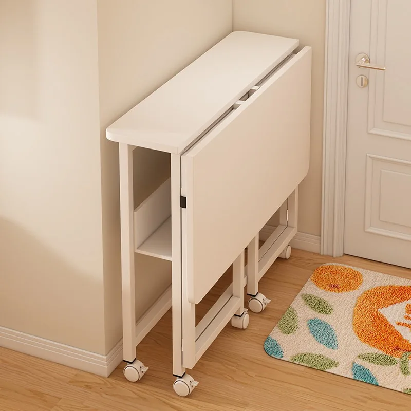 For Small Apartment Folding Table, Removable Desk, Home Computer Table, Bedside Table, Simple Study Table