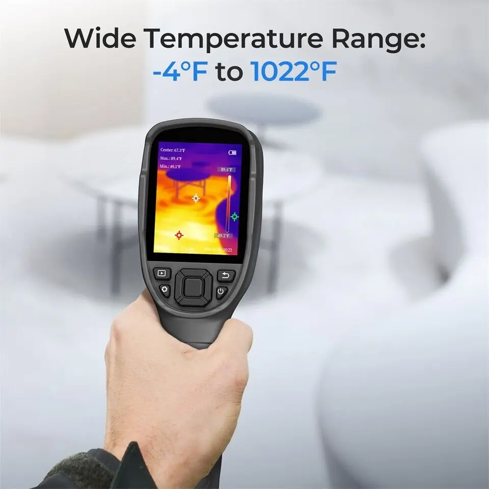 TOPDON TC004 Lite Thermal Imaging Camera Handheld Infrared IR High 160*120 Pixel 4X Digital Zoom Travel Adapter