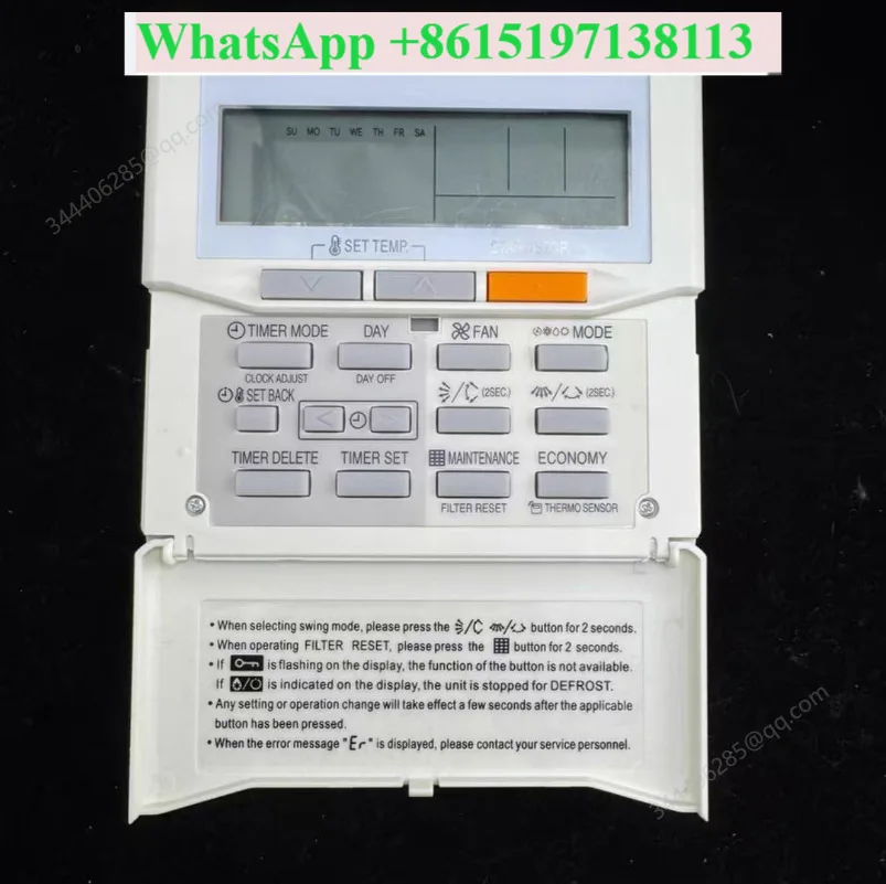 Air conditioning wire control panel for Fujitsu, T Mini UTY-RNKYT wire control AR-WAC1E