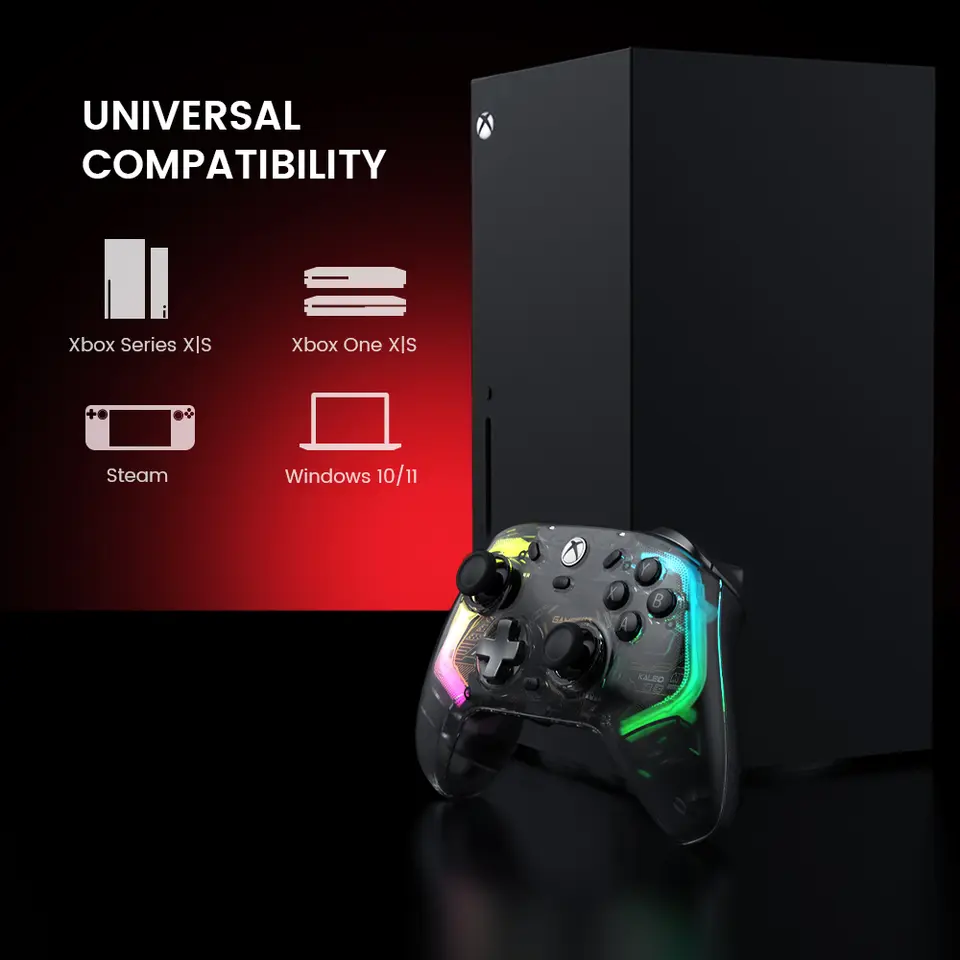 GameSir Kaleid Xbox Controller Wired Gamepad for Xbox Series X, Xbox Series S, Xbox One Game Console, with Hall Effect Joystick - 2