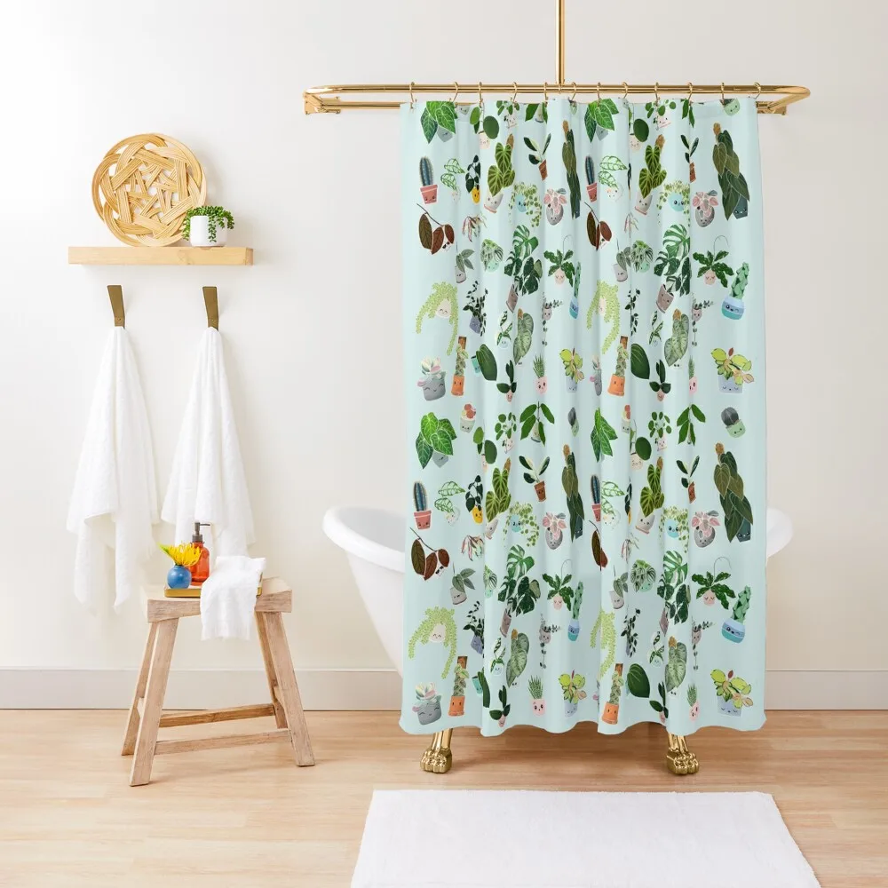 Plant Addict confetti Shower Curtain Toilet Accessories Bathroom Accessories For Shower And Services Curtain