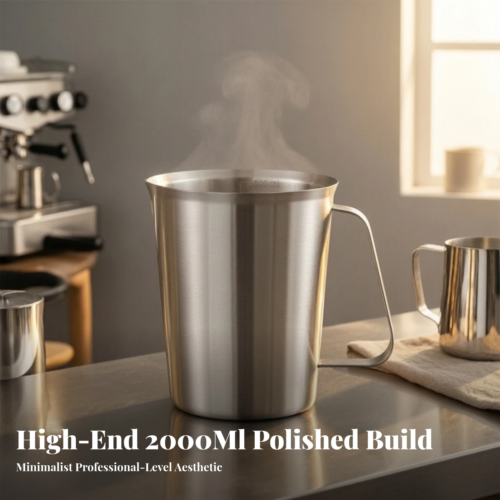 ถ้วยตวงสแตนเลสพร้อมด้ามจับ อุป - Kitchen Baker บทวิจารณ์และราคา