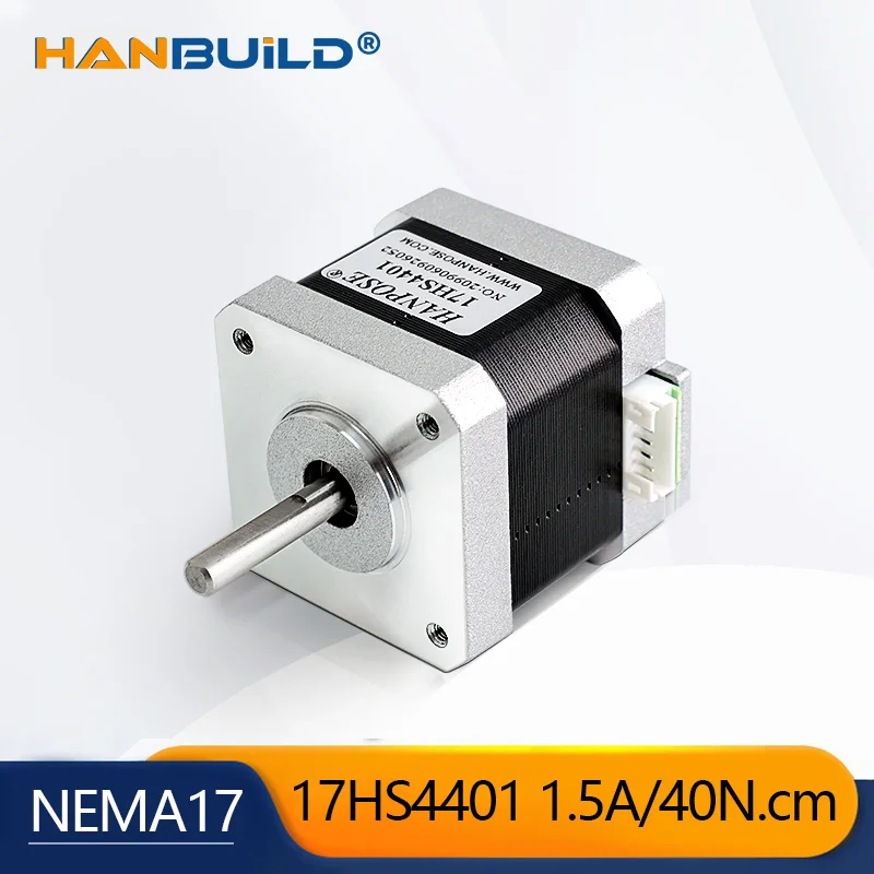 1PCS Nema17 Stepper Motor 4-lead 1.8 degree use for 1.5A 40N.CM 17HS4401 3D printer and CNC NEMA17 12v 42 stepper motor