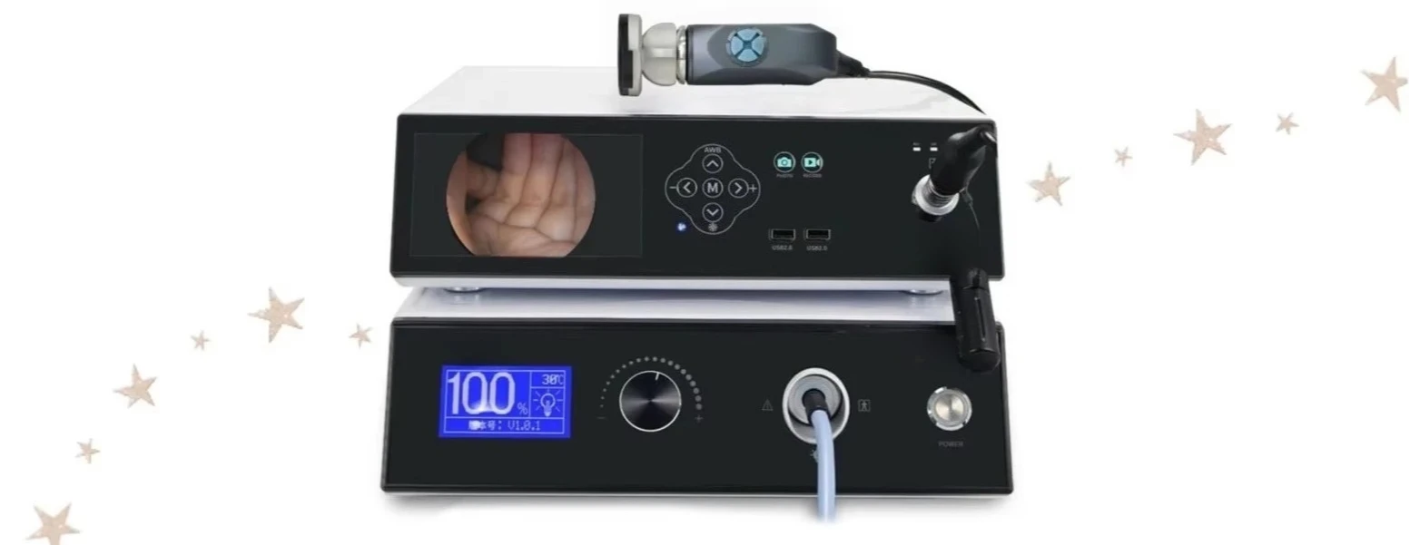 120 Watts LED Light Source for Laparoscopy and Hysteroscopy Advanced 1080P Medical Video Recorder with