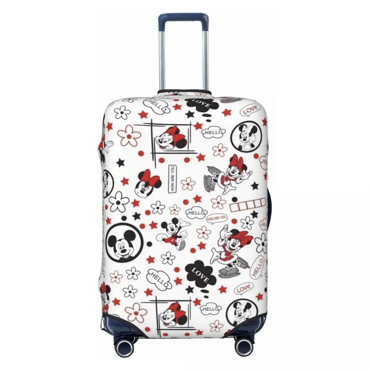 

Cartoon Mickey Minnie Mouse Suitcase Cover Elastic Luggage Covers Protector for 18-32 inch