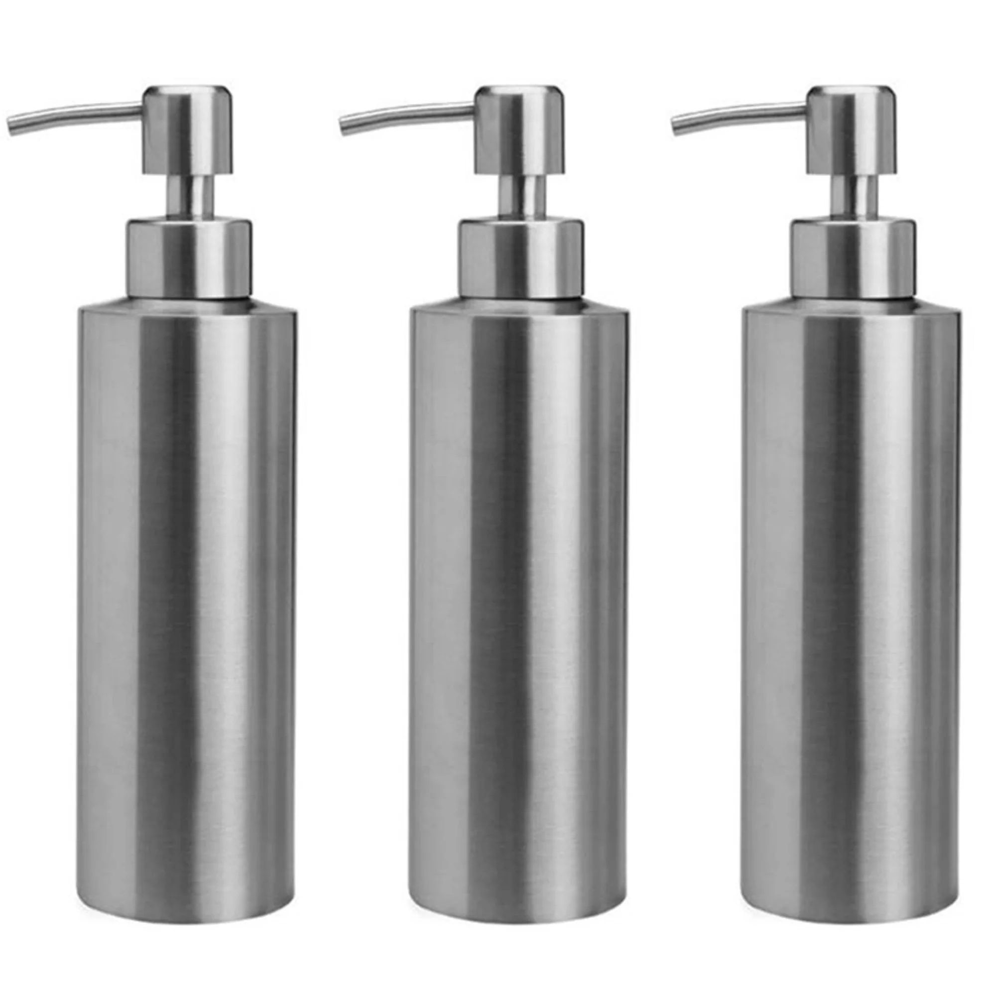 

250-550 мл бутылка для дезинфицирующего средства для рук из нержавеющей стали, дозатор для мытья рук, антикоррозийная, многоразовая, моющаяся, многоразовая, домашняя бутылка для ванной комнаты