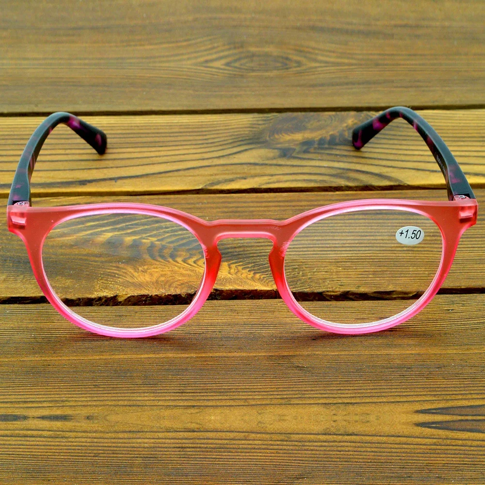 TR90 Spring Hinge Classic Fashion Round Retro Multi-layer Coating Reading Glasses +0.75 +1 +1.25 +1.5 +1.75 +2 +2.5 +2.75 to +4