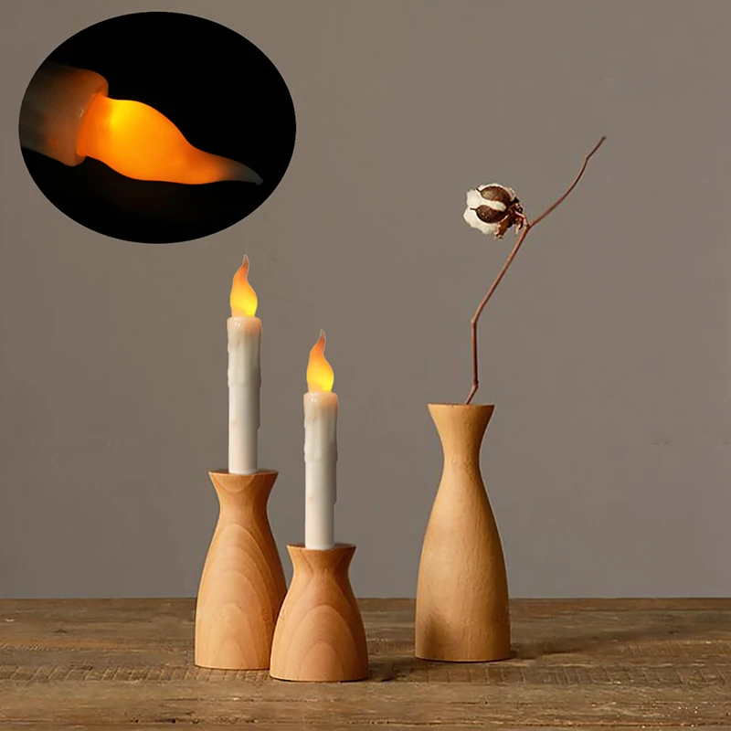 Imagem -03 - Levitating Magic Wand Candle para Casa Luz Led com Controle Remoto Pólo Longo