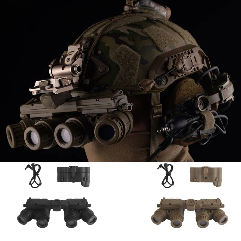 

Tactical GPNVG18 Night Vision Model No Function CS Helmet Four-Tube NVG DUMMY Model Airsoft Shooting Hunting Helmets Accessories