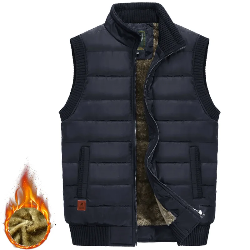 New 2022 Casual Outwear Hat Detachable Outer Vest Brand Men\'s Vest Winter Sleeveless Jackets Men Hooded Warm Down Vest  Chalecos