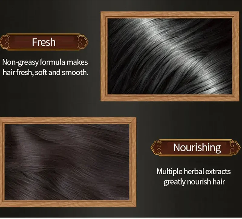 4 قطعة 300 مللي Polygonum Multiflorum شامبو العشبية الأبيض إلى الأسود شامبو النبات العناية بالشعر ترطيب التغذية التالفة إصلاح