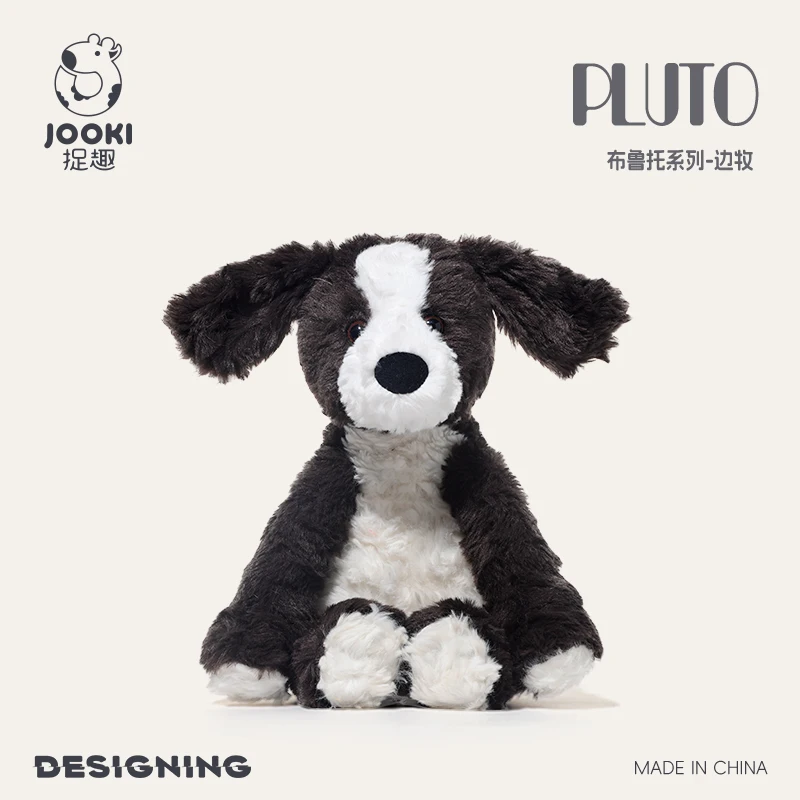 

Pluto Puppy Plush Toy Cute Border Collie Stuffed Animal Sleeping Pillow Doll Gift For Girls Women Birthday