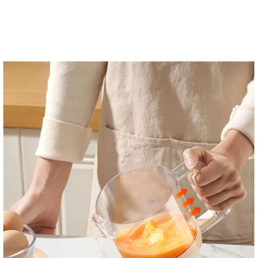 Kitchen Manual Baking Tool Egg Beater Mixing Cup Cream Frother Household Food Processor Modern Simple Design Gadget