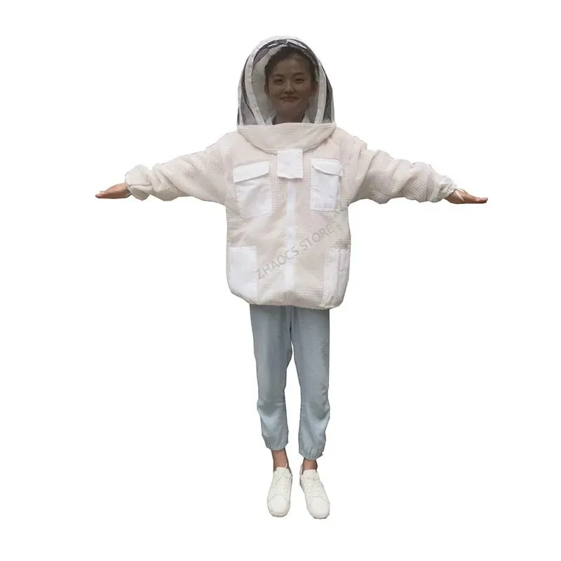 Beekeeping Suit Beekeeper Jacket Air Breathable Clothing Anti Bee Suit Apiculture Equipment Jacket Beekeeping Supplies