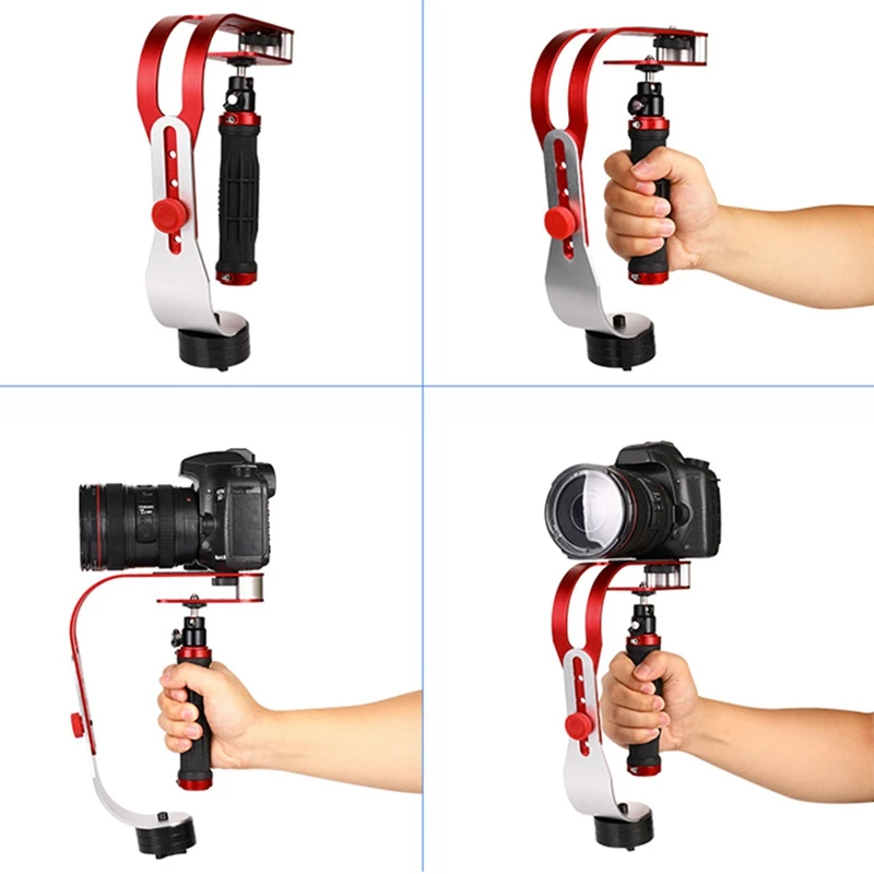 DSLR Cameras Camcorder Portable Bow-Shaped Handheld Steady Video Stabilize Anti Shaking Balance Stabilizer
