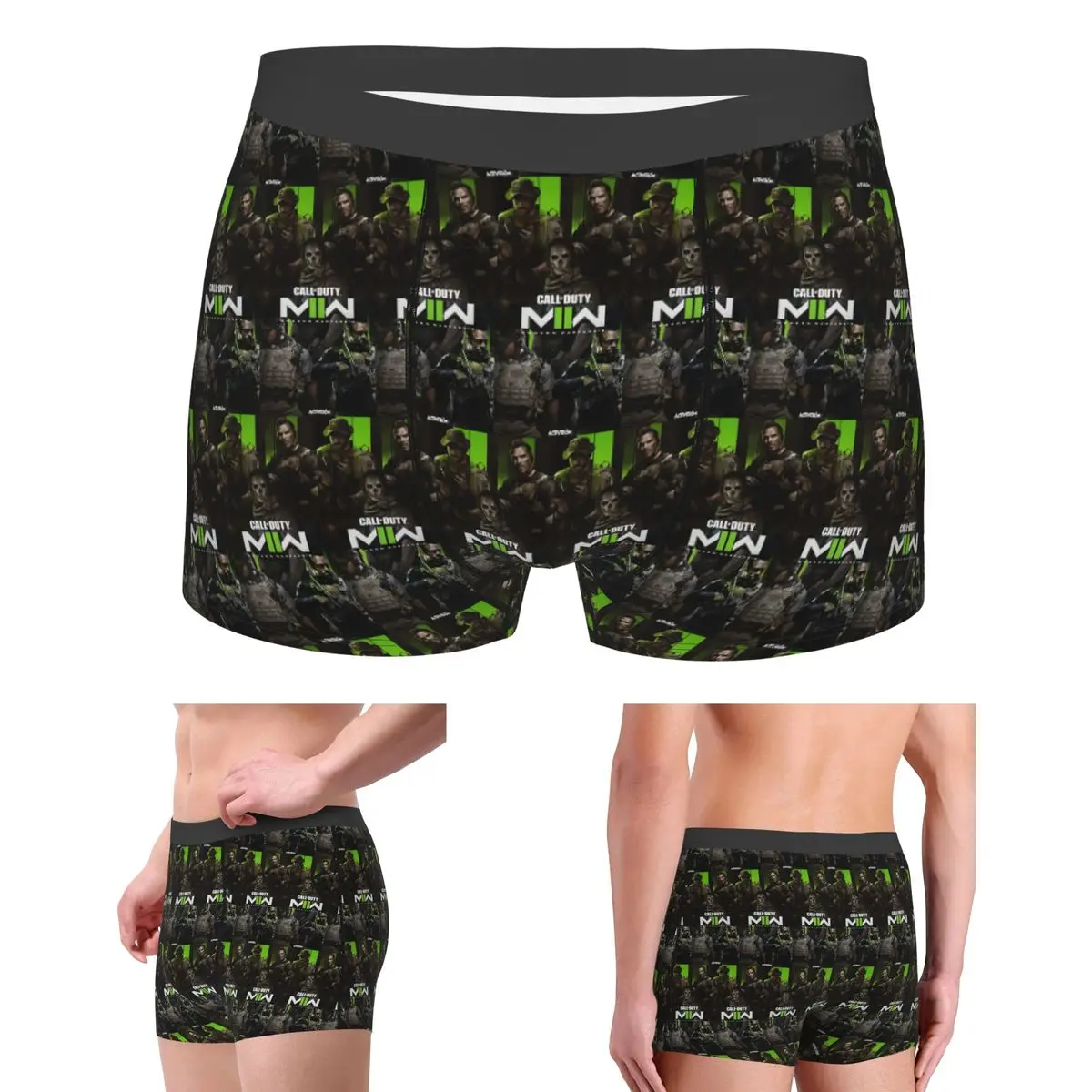 

Boxer Underpants Shorts Call Of Duty Warzone Small Computer Panties Men Breathable Underwear for Homme Man Boyfriend Gifts