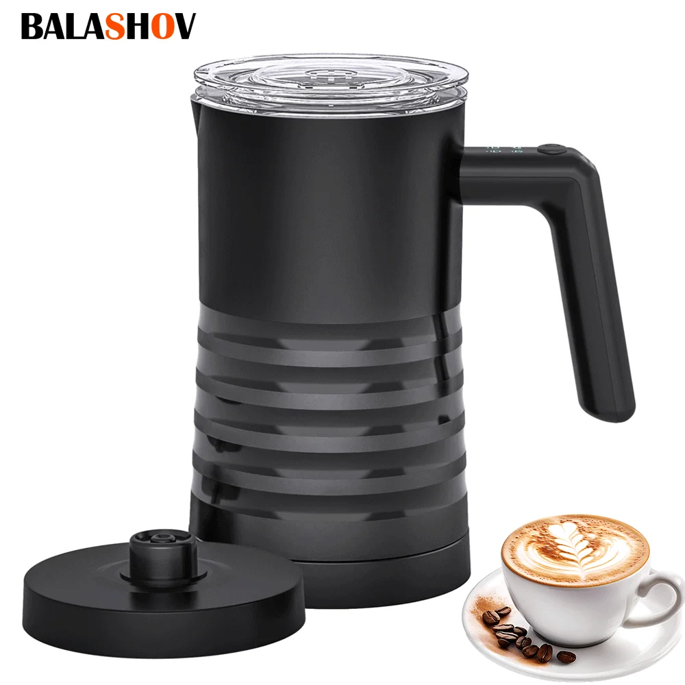 Electric Milk Frother Frothing Automatic Milk Warmer Foamer Cold/Hot Latte Cappuccino Chocolate Foam Maker Kitchen Tools US/EU