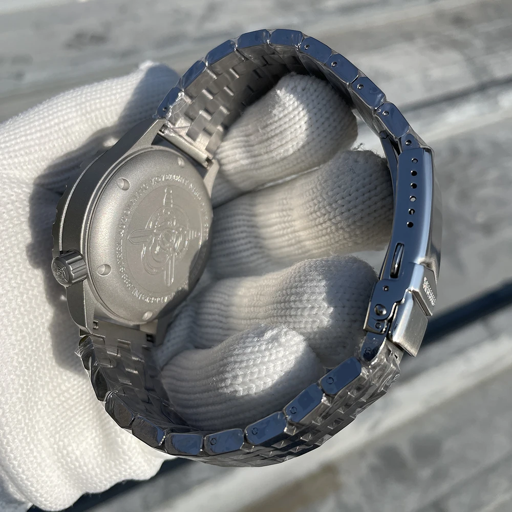 ساعة يد ميكانيكية عصرية SF752 رسمية من STEELFLIER NH35 حركة سوبر BGW9 مضيئة 20Bar ساعات غوص فاخرة مقاومة للماء