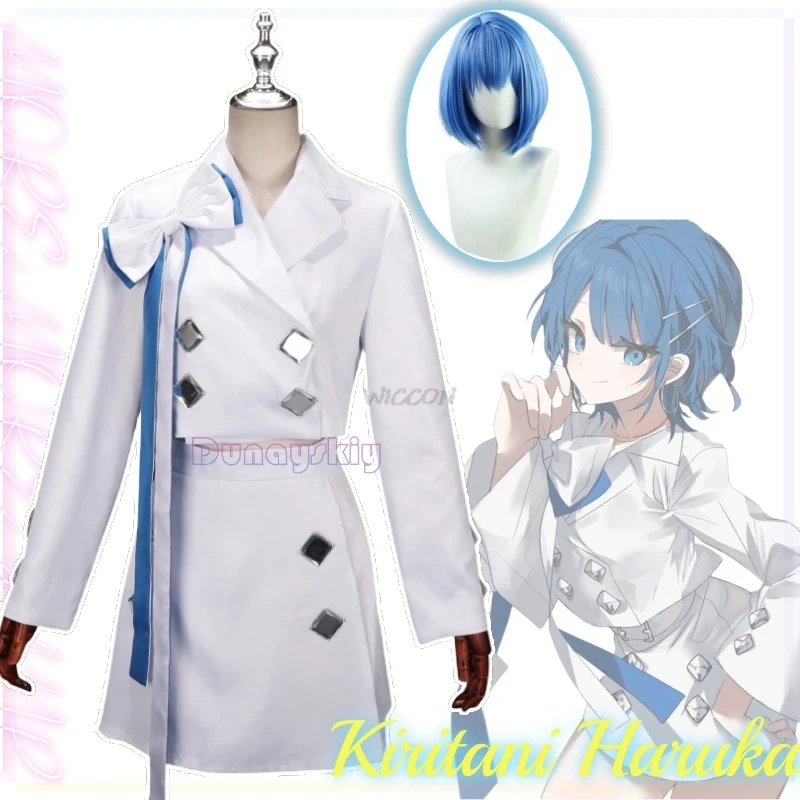 Kiritani Haruka Project Sekai Colorful Stage Cosplay MORE MORE JUMP Cosplay Costume Wig Uniform Cosplay Stage Costume Woman Set