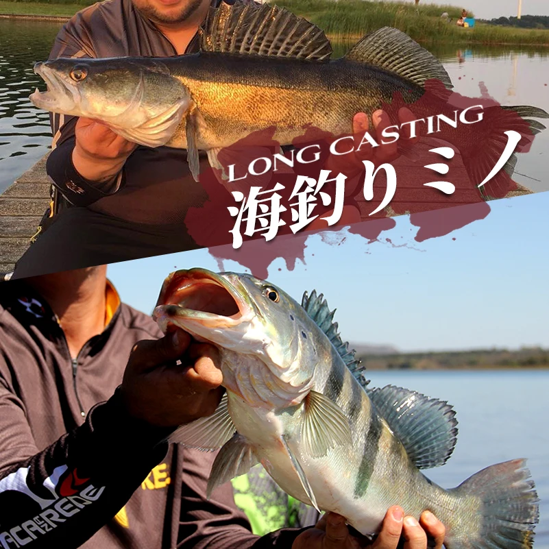Kingdom Minnow Fishing Lure Floating 14.5g/19g/29g/ 33g Swimbait Fishing Wobbler For Trolling Seabass Carp Pesca