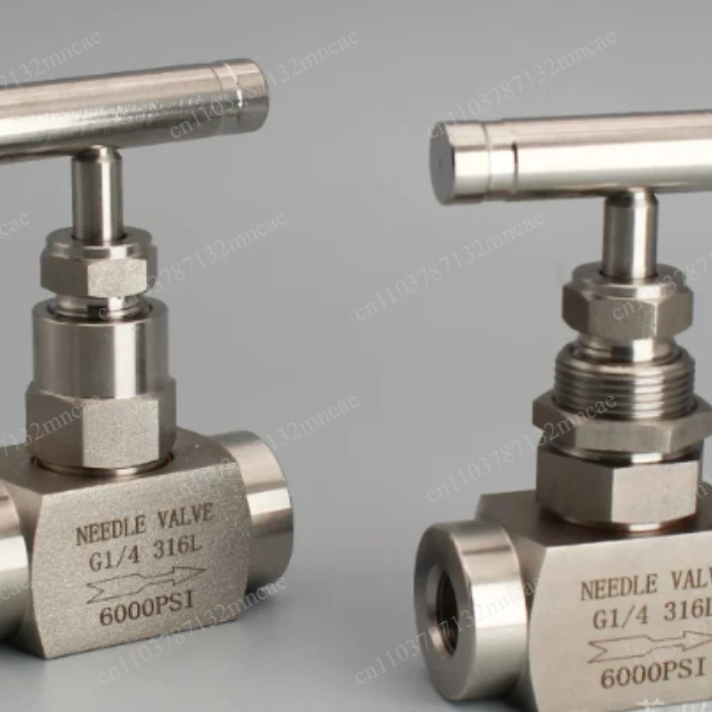 High Pressure Needle Valve (304/316L Stainless Steel) - 1/8