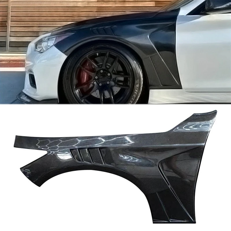 

For Infiniti Infiniti Q50 Carbon Fiber Fenders Modified Front Fender Open Hole Fenders