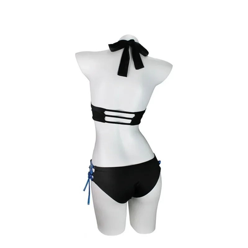 Anime Demon Slayers Costume Cosplay Mitsuri Kanroji Bikini Protezione dalle scottature Costume da bagno da spiaggia Costumi da festa di Halloween per le donne