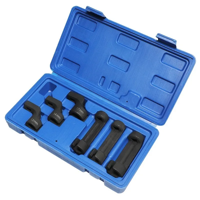 6 Pcs Fit for Exhaust Temperature Sensor Socket for Truck Light Truck  Disassembly Tool Group Medium Fly Drive 13mm 14mm 17mm