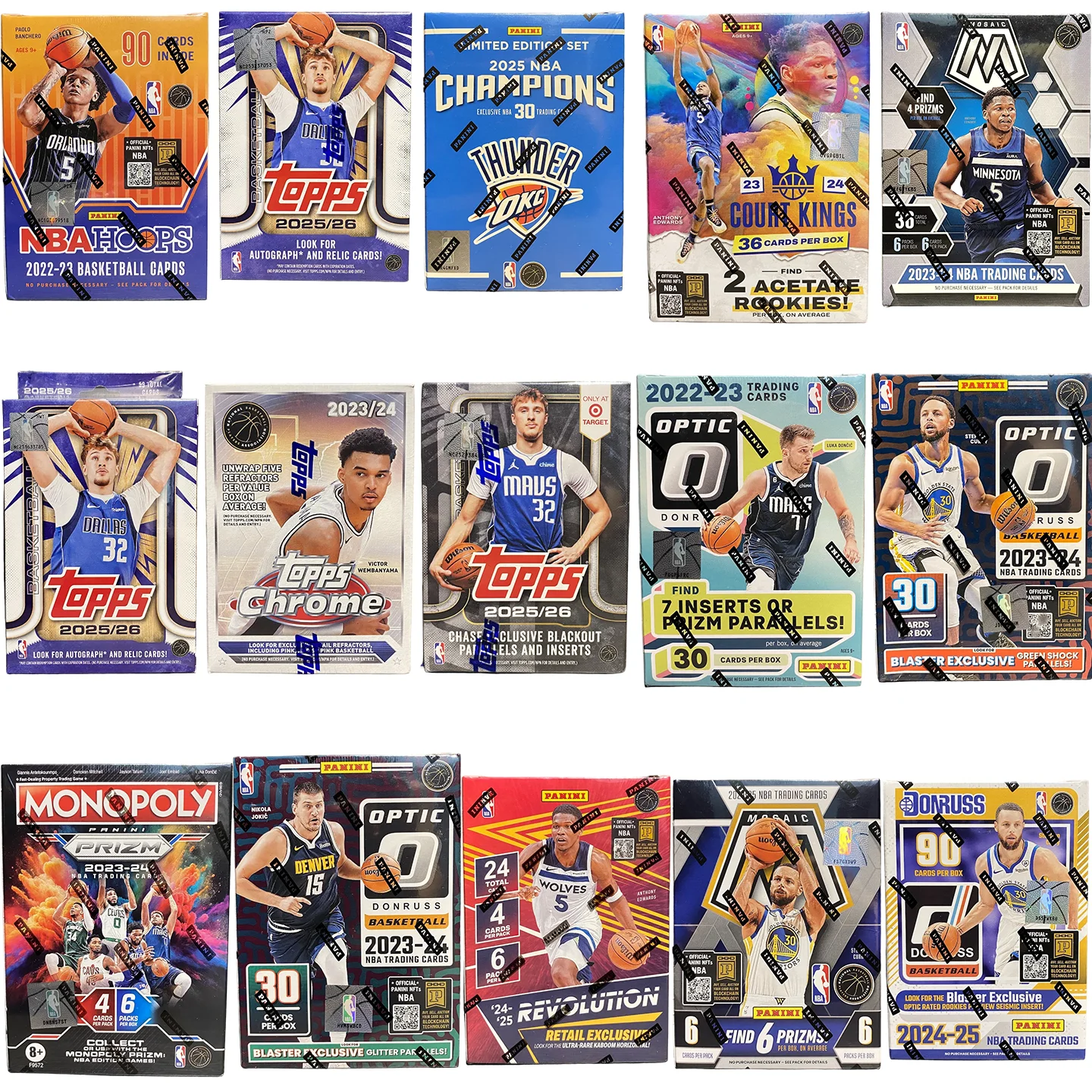 tarjetas-coleccionables-originales-panini-nba-prizm-hoops-court-kings-optic-fantasy-select-premium-box-las-mas-vendidas-regalo