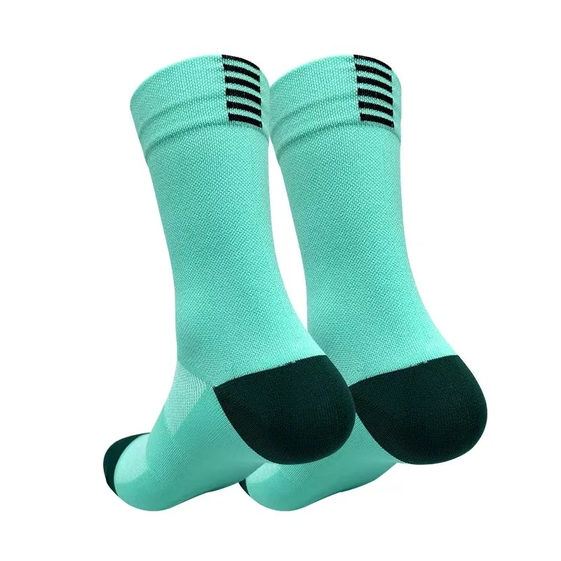 WRELS 1/2/3 Paar Radsocken für Herren und Damen, Terry-Unterseite, gepolsterte Laufsocken, Fußgewölbeunterstützung, Basketball, Sport, Kompressionssocken – Detail 6