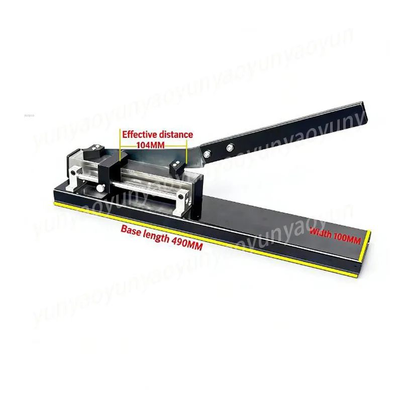 PVC Trough Cutting Machine, Plastic Trough 45 °/90 ° Manual Cutter, Maximum Cutting Width 100mm