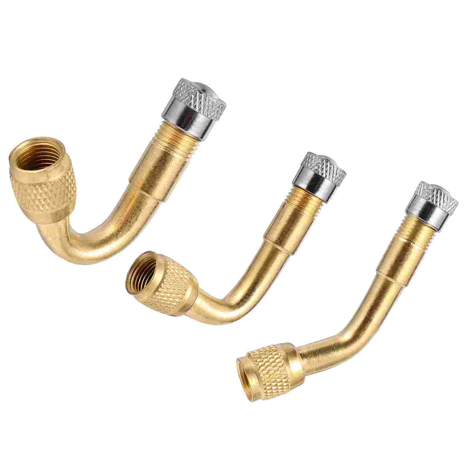 Motorcycle Tires Valve Extenders Stem Lengthen Universal Car Adaptor Golden Copper