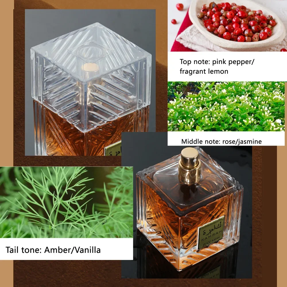 عطر Small Town Yixiang Kamula للرجال 100 مل عطر وودي الأنيق للرائحة لشرق الأوسط دبي وجنوب شرق آسيا #4