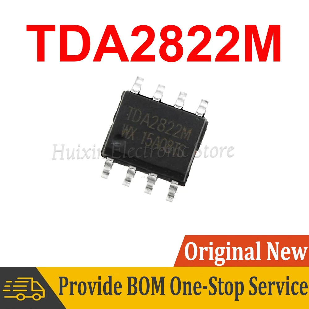 5 piezas TDA2822M SOP8 TDA2822 TDA2822D 2822 SOP-8 SOP SMD en stock, IC original nuevo