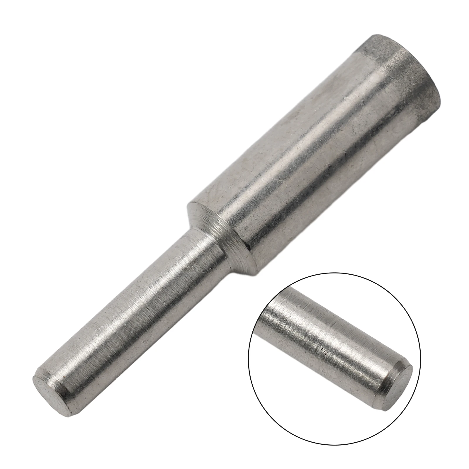 1 PC ロータリーエメリーバーリーシリンダー凹型 320 グリット研削ビット、ビーズの成形と研磨用、翡翠、琥珀、蜜蝋、ターコイズ用