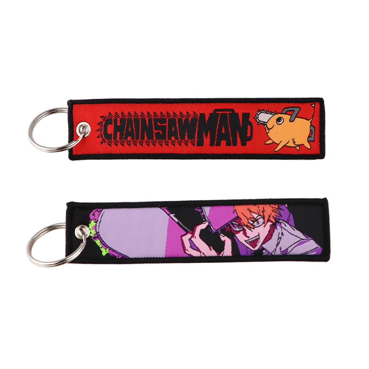 Japanische Anime-Stickerei, Chaim-Schlüsselanhänger für Motorräder, Schlüsselanhänger, Halter, Schlüsselanhänger, Schlüsselanhänger, Schmuckzubehör