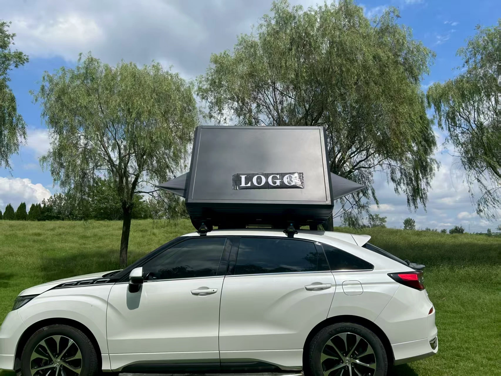 af-Side Open Waterproof Car Rooftop Tent, Hard Shell Roof Top Tent