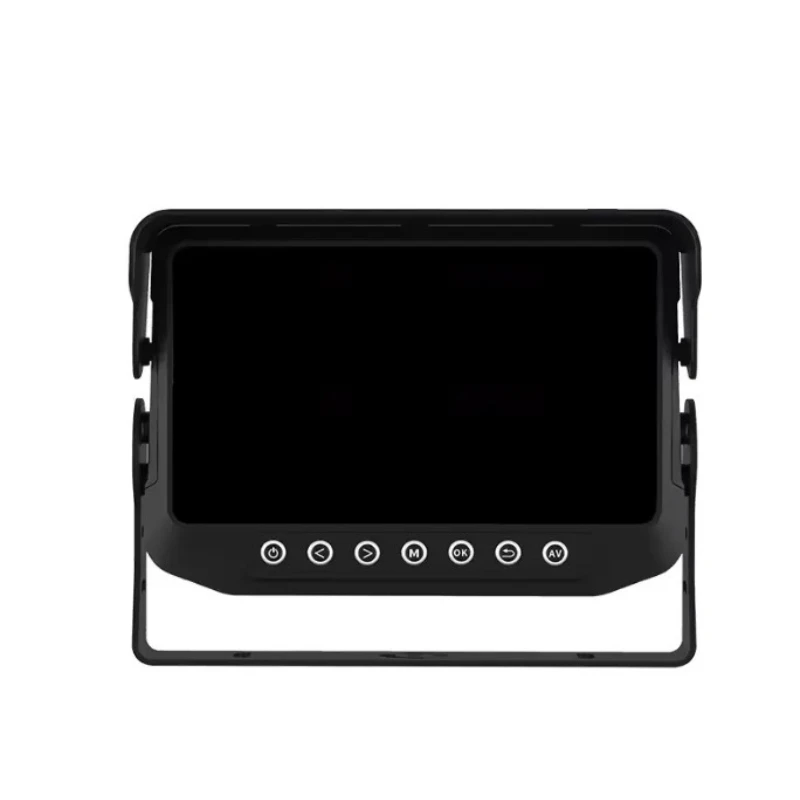 

7 inch 1080P AHD bus forklift safety monitor IPS dual lens 4 channel video