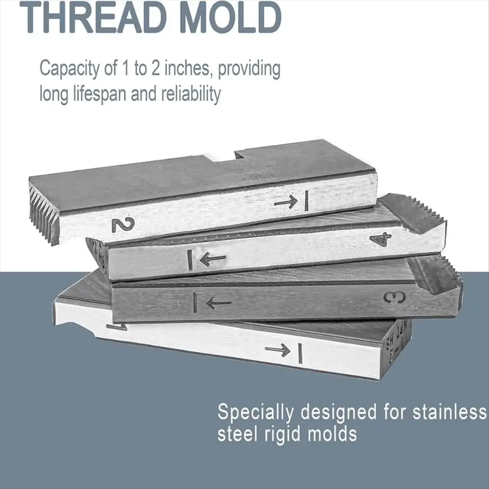 

Fast Pipe Preparation 47770 Pipe Threader Set Durable High-quality Universal Die Heads Threader Tool Efficient Alloy Steel