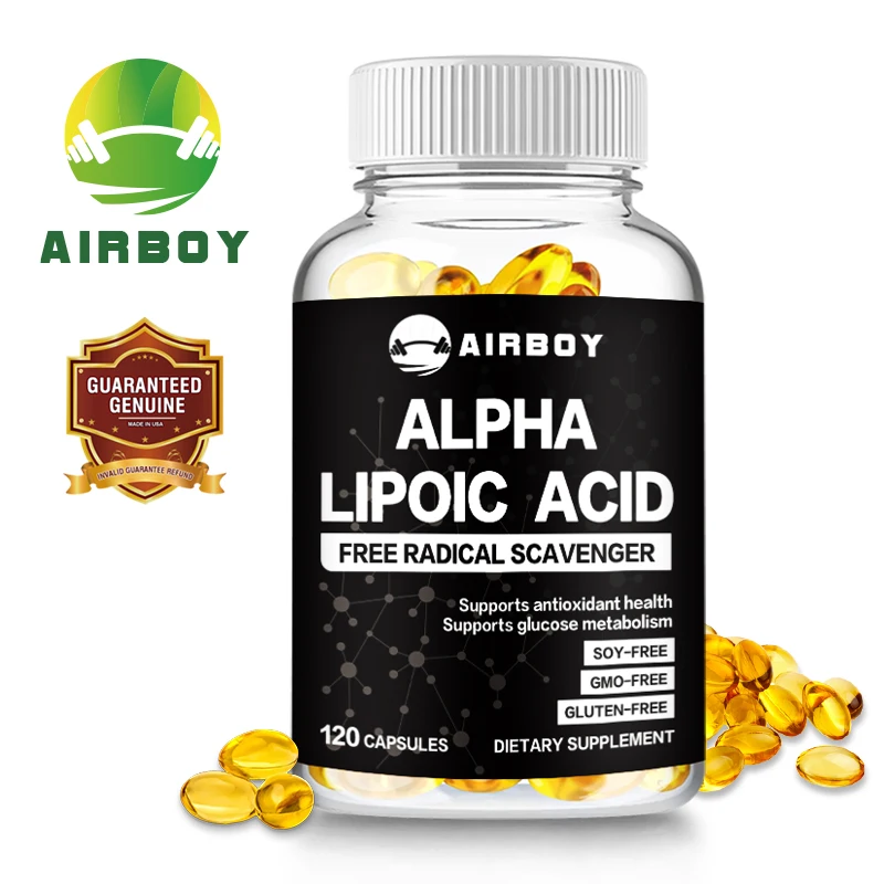 Alpha Lipoic Acid 600mg - Powerful Antioxidant, Skin Care, Protect Liver, Brain and Nerve Health