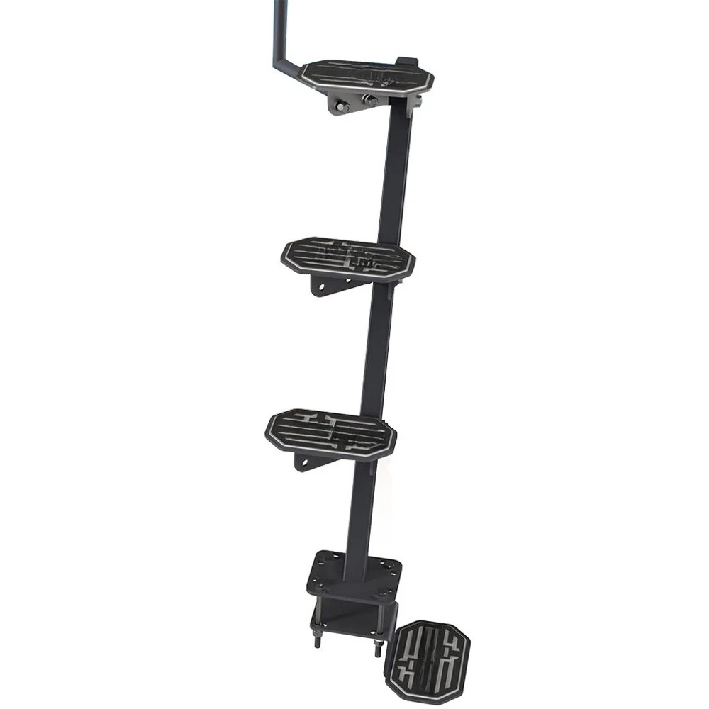 الخطوات الرابعة للخدمة الشاقة البحرية مع مسند للذراع EVA وسادة غير قابلة للانزلاق سطح المقطورة البحرية غير القابلة للانزلاق دواسة مقطورة #1