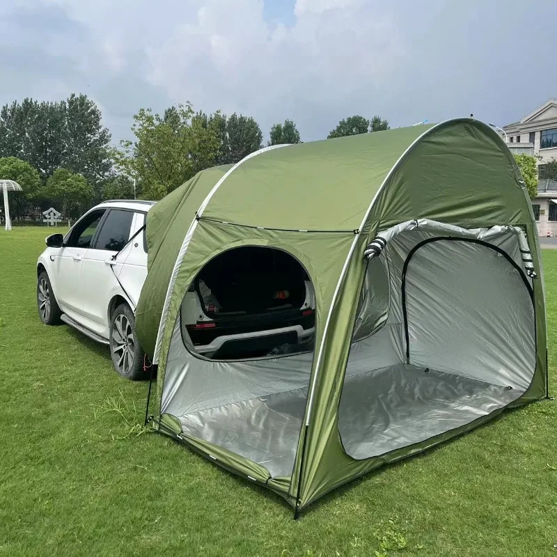 

Outdoor SUV Car Rear Tent Bicycle Storage Tent Camping Hiking Multipurpose Large Waterproof Canopy Sun Shade Car Trunk Tent