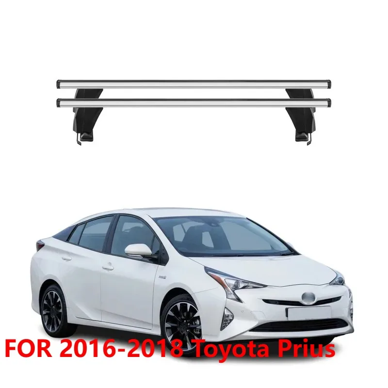 

Для 2016-2018 Toyota Prius багажник на крышу поперечины 2 шт. алюминиевый серый