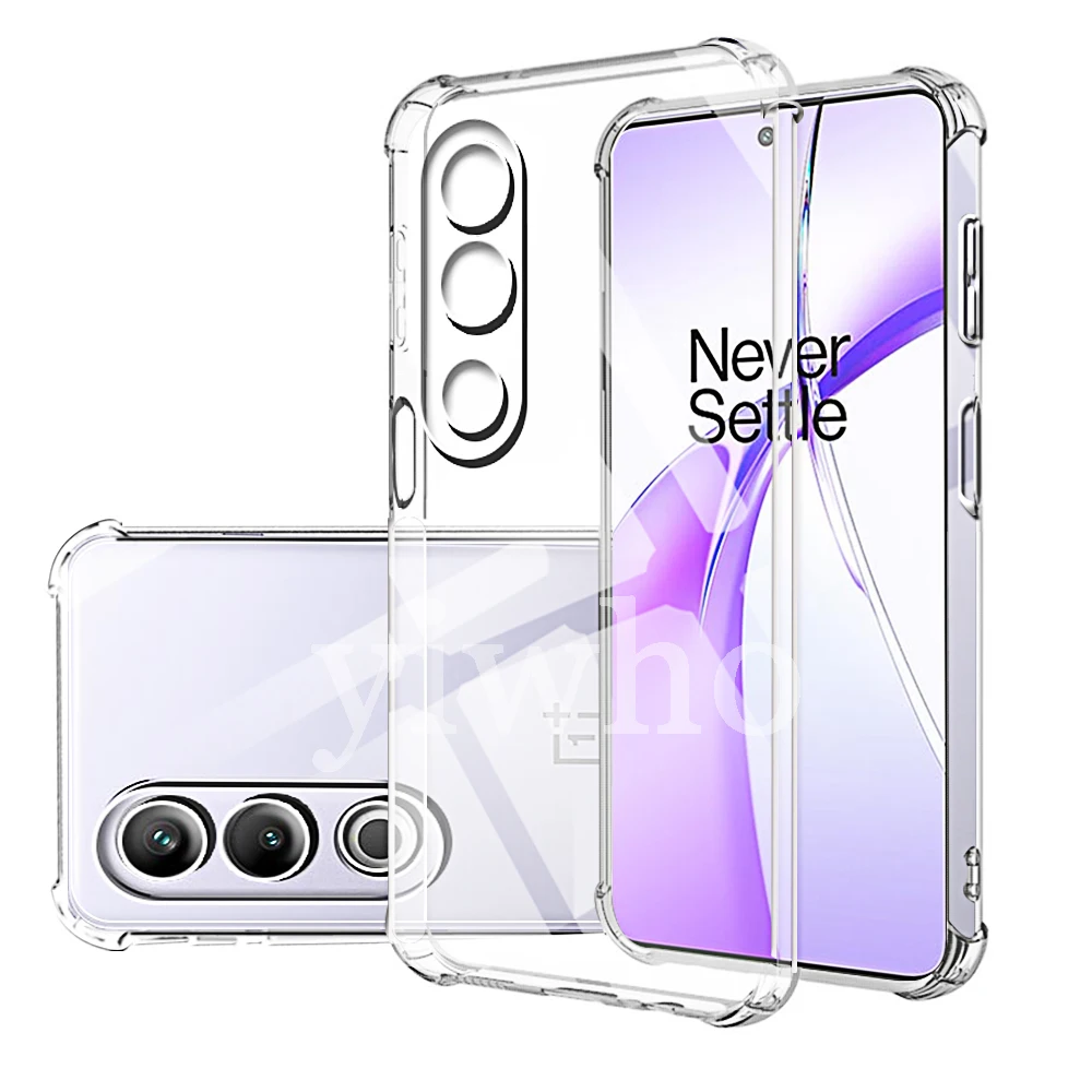 Transparent Phone Case for Oneplus Ace 3v 12 12r Shell Protective Camera Back Clera Cover for One Plus 11 11r 10r 9r 9rt 2v