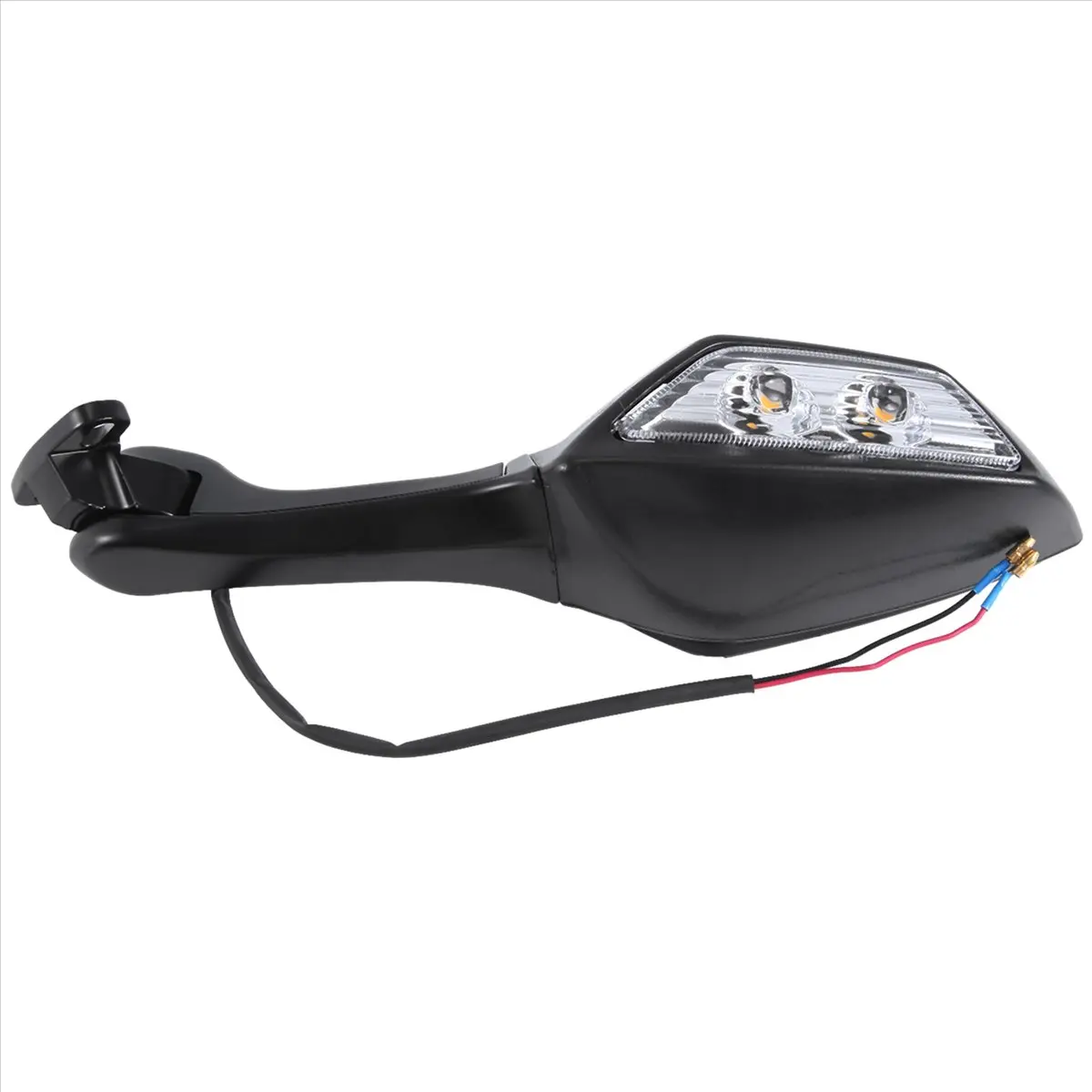 A23Z Motorcycle Side Rearview Mirrors with Turn Signal LED Light for CBR250R CBR300R CBR500R CBR650F CBR650R