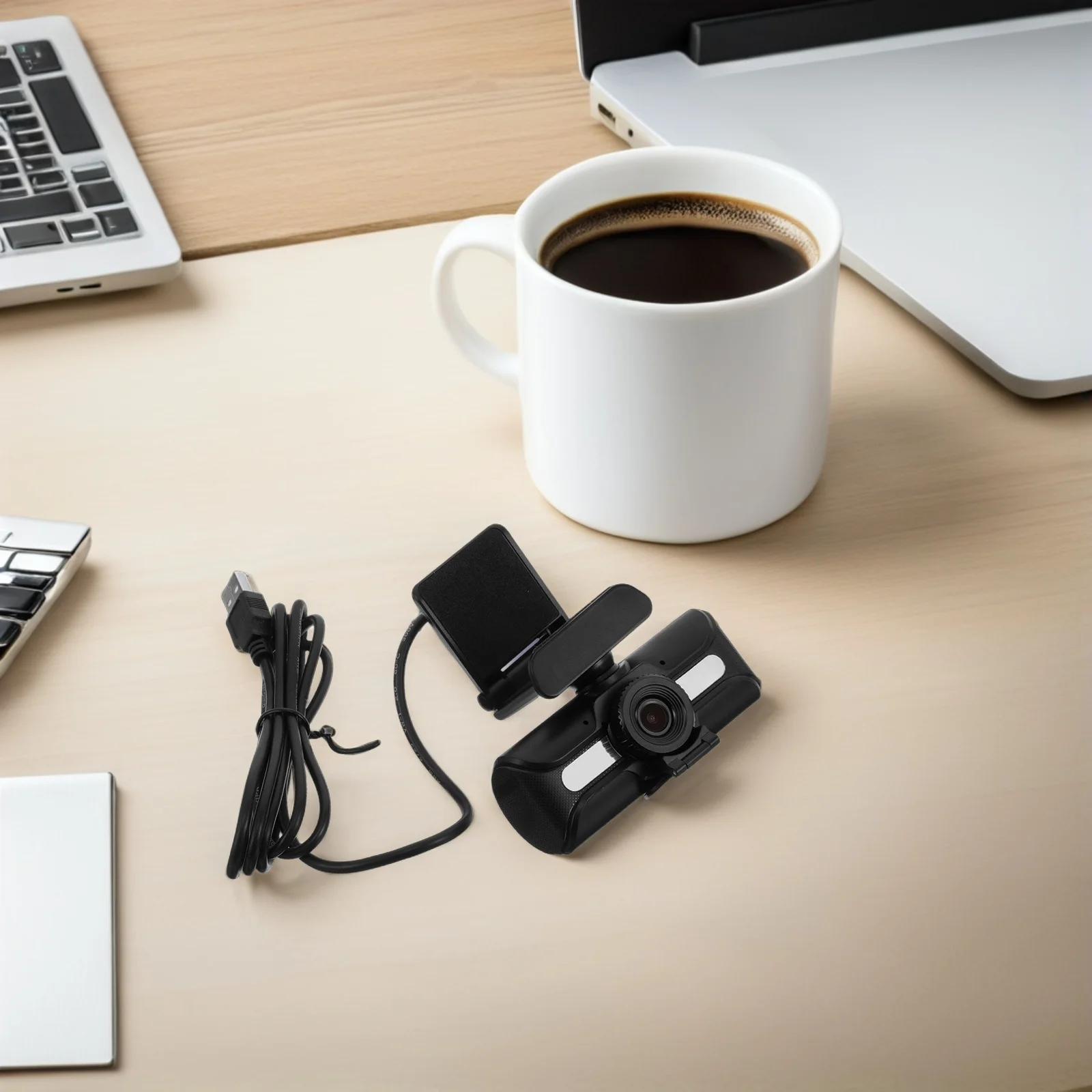 

Camera Live Stream for Video Conferencing Streaming Webcam Digital Conference Room Black