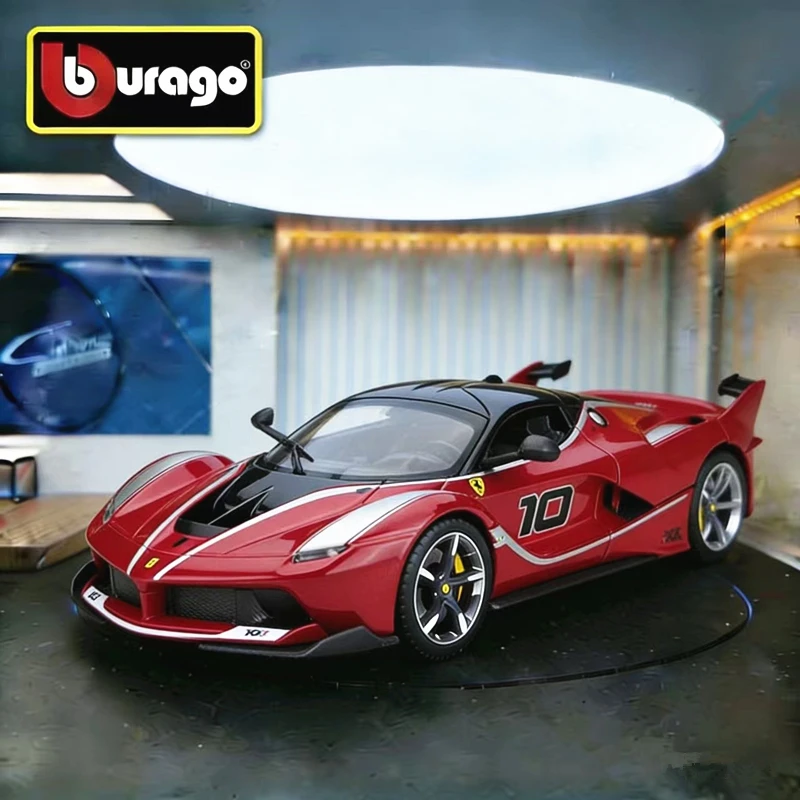 

Bburago 1:24 Ferrari FXX K, модель спортивного автомобиля из сплава, литая металлическая гоночная машина, коллекционная имитационная модель, детская игрушка, подарок