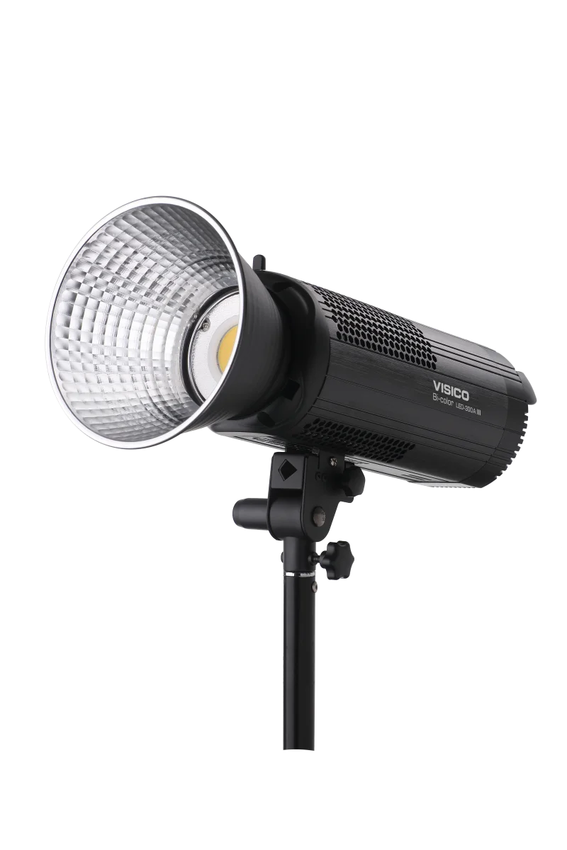 VISICO 300W Bowens Mount Bi-Color COB LED Video Light-Portable Professional Studio Lighting with IP33 Rating view 4