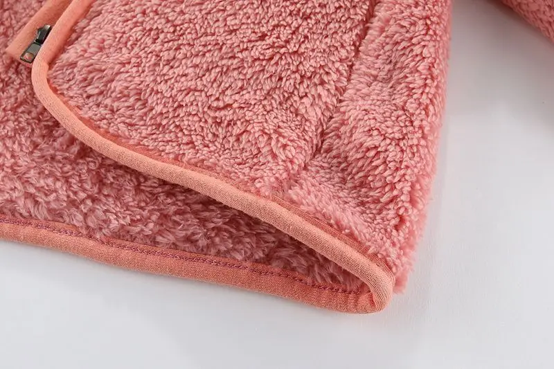 Frühling und Herbst Kinder Fleece Mantel Baby Bär Ohren Langarm Warme Jacke 0-3 Jahre Alte Kind Kleidung – Detail 23