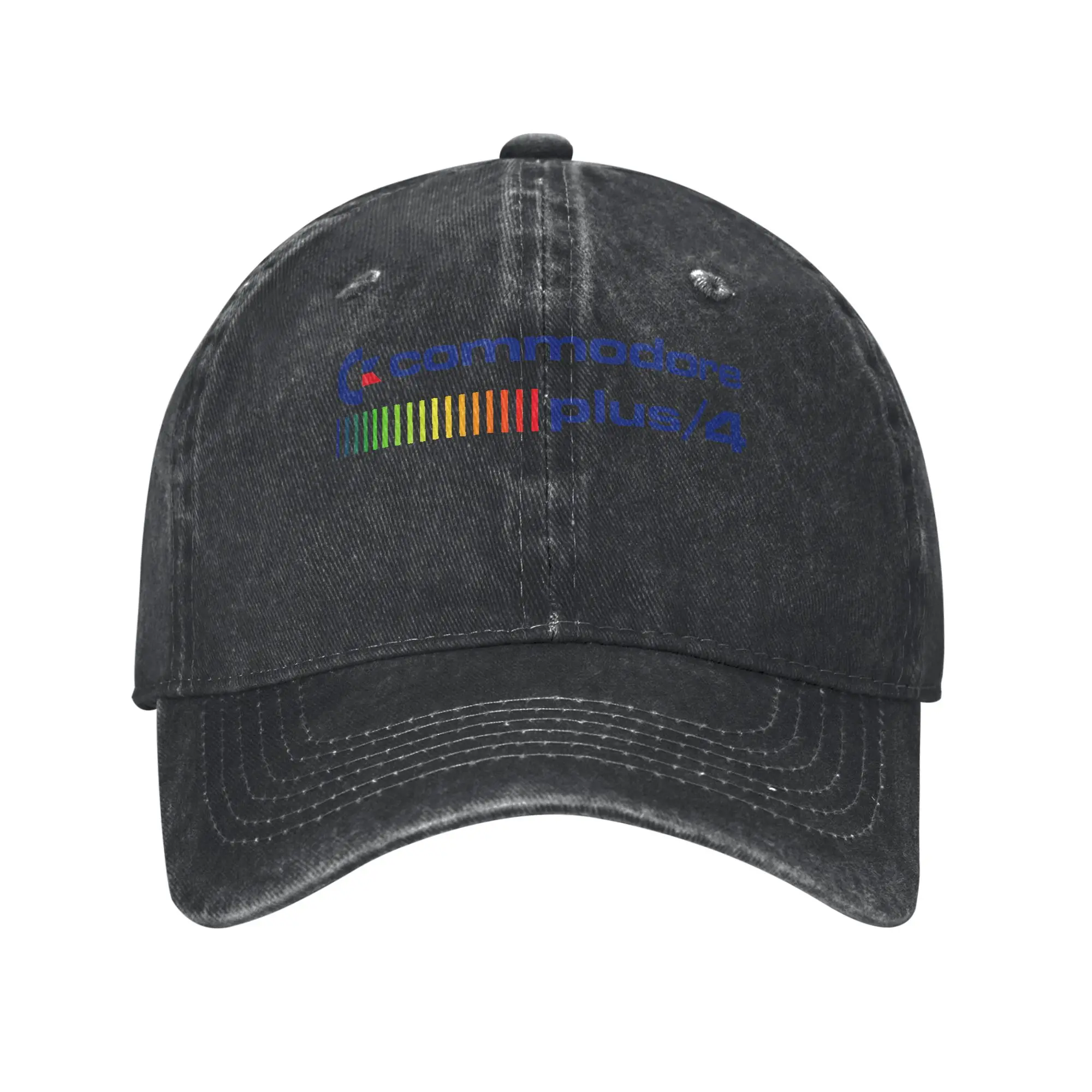 Commodore Plus 4 Logo Fashion Baseball Cap  Autumn Men's Hat  Long Journey Men's Hat